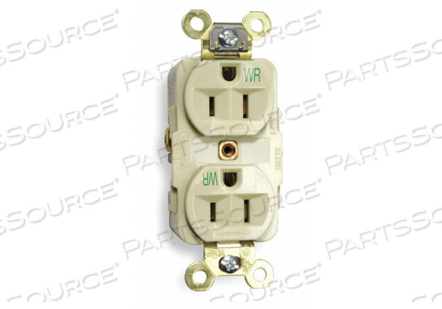 OEM#: HBL5262IWRReceptacle Duplex 15A 5-15R 125V IVORY от Hubbell Incorporated, Wiring Device-Kellums