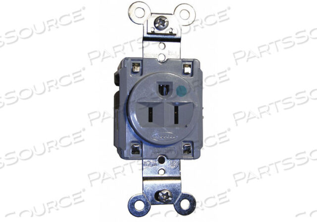 OEM#: HBL8210GYRECEPTACLE SINGLE 15A 5-15R 125V GRAY от Hubbell Incorporated, Wiring Device-Kellums