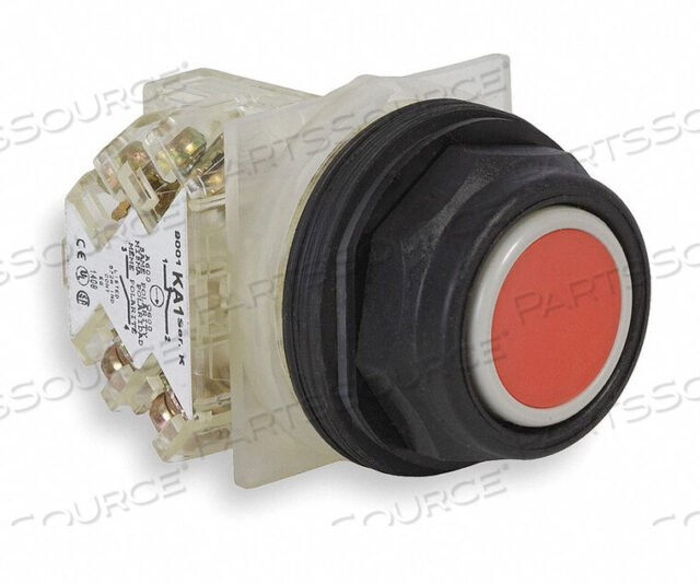 OEM#: 9001SKR1RH5H7062 КНОПКА БЕЗ ПОДСВЕТКИ ПЛАСТИКОВАЯ КРАСНАЯ от APC / American Power Conversion