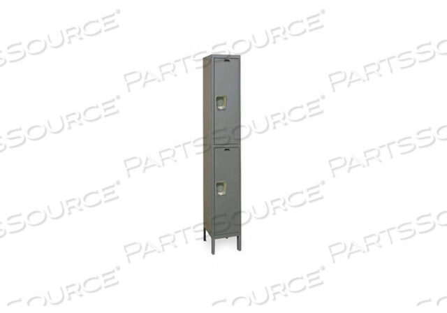 OEM#: UY1288-2HGШКАФЧИК ГАРДЕРОБНЫЙ ОДНОСТОРОННИЙ, 2 ЯРУСА, СЕРЫЙ, от Hallowell
