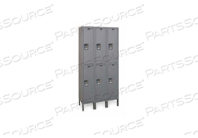 OEM#: UY3558-2HGШКАФ ДЛЯ ГАРДЕРОБНОЙ ОДЕЖДЫ, ШИРИНА 3, 2 ЯРУСА, СЕРЫЙ, от Hallowell