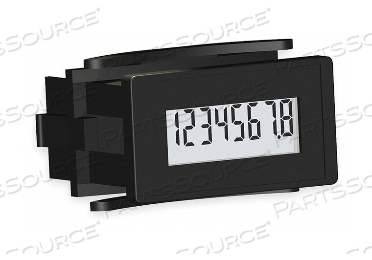 OEM#: 6320-1000-0000ЖК-ДИСПЛЕЙ СЧЕТЧИКА ЧАСОВ 8 ЦИФР ABS/PC BLEND от Trumeter