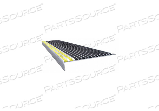 OEM#: 511BY3STAIR TREAD BLK/YLW 36IN W EXTRUDED ALUM от Wooster