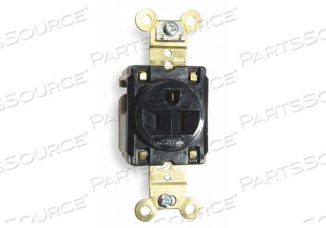 OEM#: HBL5261BKROSEPTACLE SINGLE 15A 5-15R 125V BLACK от Hubbell Incorporated, Wiring Device-Kellums