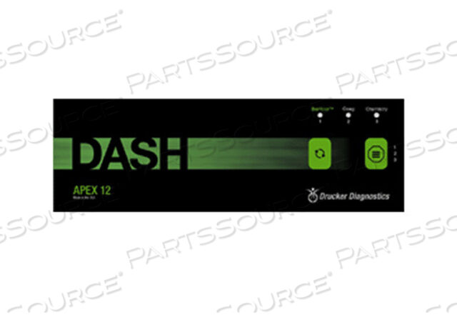OEM#: 03-0-0003-0275СМЕННАЯ НАКЛЕЙКА НА ПЕРЕДНЮЮ ПАНЕЛЬ ДЛЯ ЦЕНТРИФУГИ МОДЕЛИ DASH APEX 12 от Drucker Diagnostics, Inc. (ранее QBC Diagnostics)