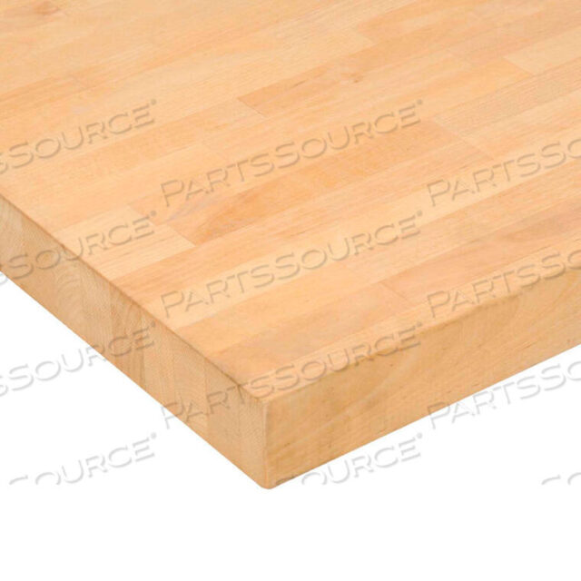 OEM#: IST004-OMAPLE BUTCHER BLOCK SQUARE EDGE WORKBENCH TOP, 72W X 24D X 1-3/4H от John Boos & Company