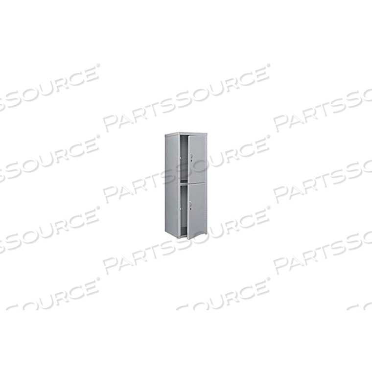 OEM#: DLCU-2424-2-GYДВУХЪЯРУСНЫЙ 2-ДВЕРНЫЙ ПРОЧНЫЙ СВАРНОЙ СТАЛЬНОЙ ШКАФЧИК, 24ШX24DX74H, СЕРЫЙ от Pucel Enterprises