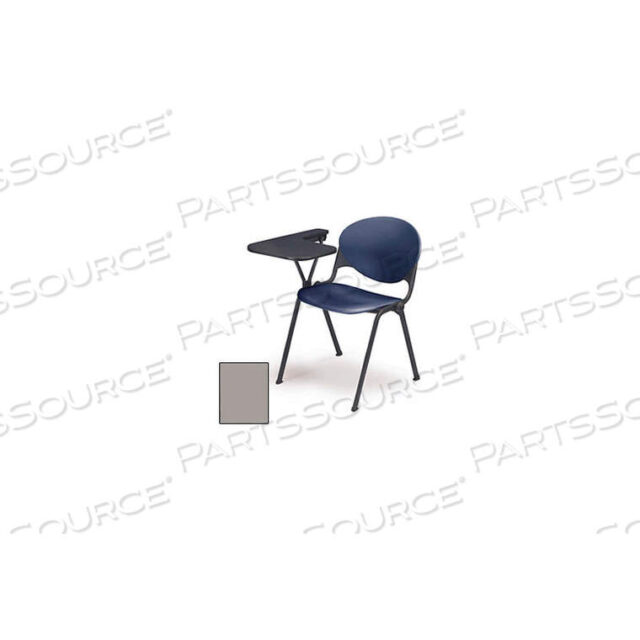 OEM#: 2000-P06-WTR COOL GREYDESIGNER STACKING ARM CUSTOM CHAIR DESK S/ RIGHT TABBEY - COOL GREY SEAT & BACK by KFI