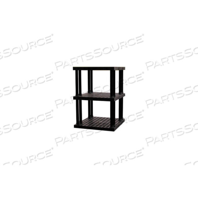 OEM#: S3636X3 СТРУКТУРНЫЙ ПЛАСТИКОВЫЙ ВЕНТИЛИРУЕМЫЙ СТЕЛЛАЖ, 36Ш X 36Г X 51В, ЧЕРНЫЙ от SPC Industrial