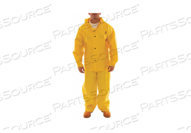 OEM#: S56307.SMS56307 DURASCRIM 3 PC SUIT, YELLOW, DETACHABLE HOOD, SMALL by Tingley Rubber