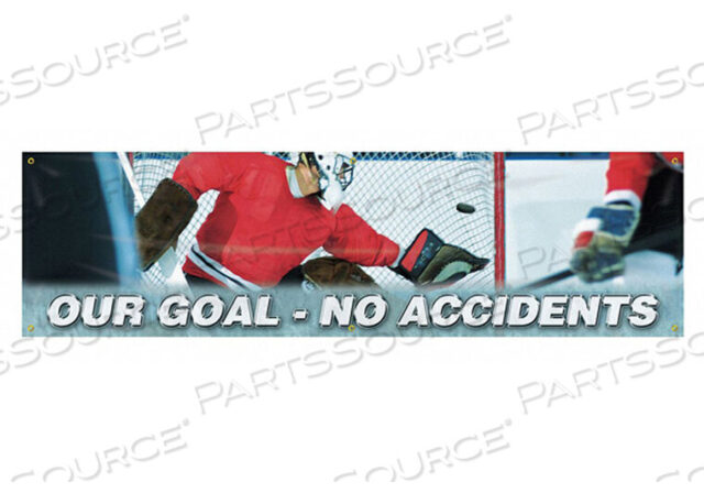 OEM#: MBR838BANNER НАША ЦЕЛЬ — ОТСУТСТВИЕ АВАРИЙ 28 X 96 ДЮЙМОВ от Accuform Manufacturing, Inc.