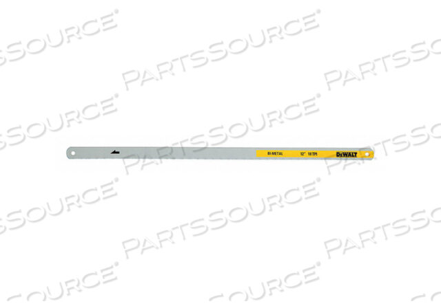 OEM#: DWHT20566БИМЕТАЛЛИЧЕСКОЕ ПОЛОТНО ДЛЯ НОЖОВКИ ПО МЕТАЛЛУ 12 ДЮЙМОВ 18 TPI PK10 от DeWalt