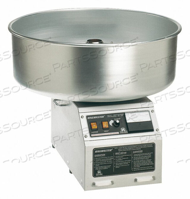 OEM#: RM7A-XМАШИНА ДЛЯ САХАРНОЙ ВАТЫ ОТ 15 ДО 18 ФУНТОВ. 26 ДЮЙМОВ. от Cretors