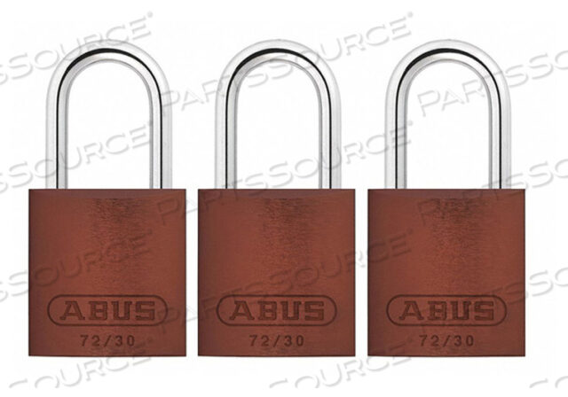 OEM#: 72/30 KA X 3J5197 БЛОКИРОВОЧНЫЙ НАВЕСНОЙ ЗАМОК KA КОРИЧНЕВЫЙ 2-17/32 H PK3 от Abus