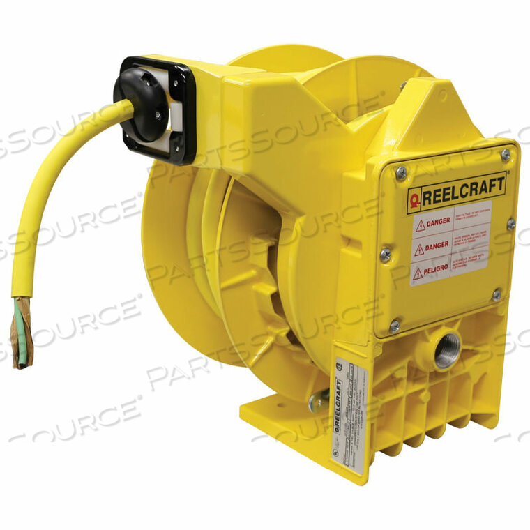 OEM#: L NM450 163 XNEMA 4 HEAVY DUTY POWER CORD REEL, 16/3, 9 AMPS, 50 CORD W/FLYING LEADS от Reelcraft