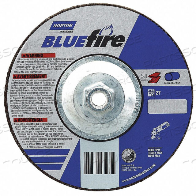 OEM#: 66252843224ДИСК С УГЛУБЛЕННЫМ ЦЕНТРОМ 6 D 1/4 T 5/8-11 от Norton | Saint-Gobain Abrasives