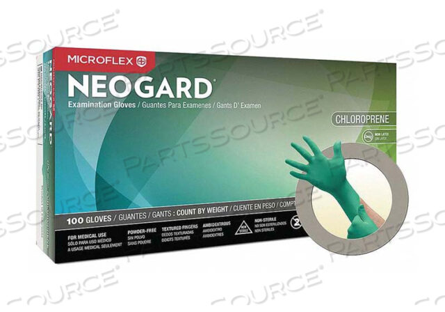 OEM#: C522ПЕРЧАТКИ ОДНОРАЗОВЫЕ НЕОПРЕНОВЫЕ M PK100 от Microflex