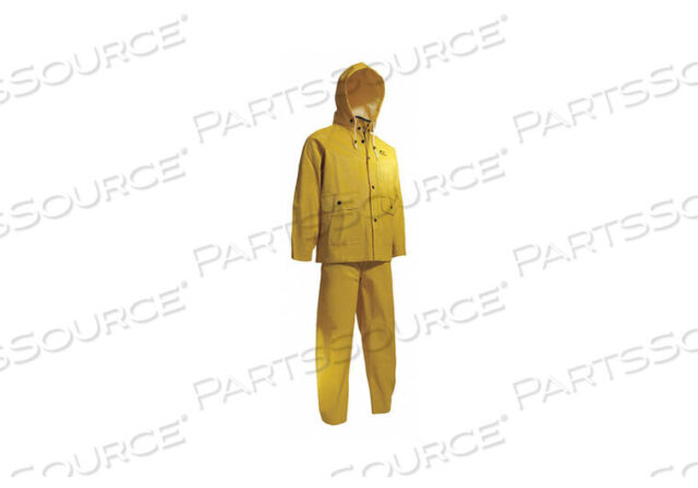 OEM#: 76017 LG 00ONGUARD WEBTEX ЖЕЛТЫЙ 3-КОМБИНЕЗОННЫЙ КОСТЮМ, ПВХ, размер L от Dunlop