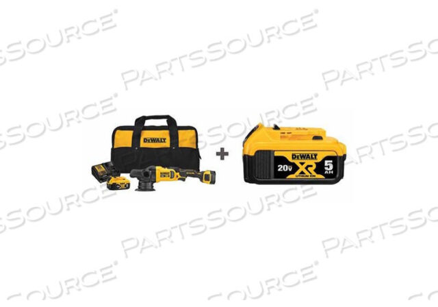 OEM#: DCM848P2/DCB205КОМПЛЕКТ АККУМУЛЯТОРНОЙ ПОЛИРОВАЛЬНОЙ МАШИНЫ 20 В от DeWalt