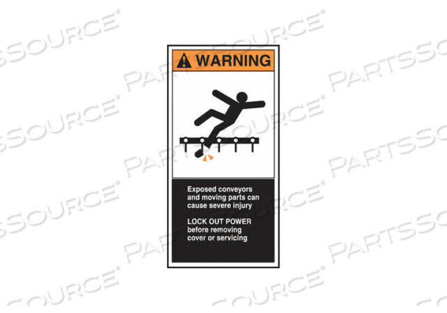 OEM#: LECN371LABEL CEMA 3X6 WARNING EXPOSED PK5 от Accuform Manufacturing, Inc.