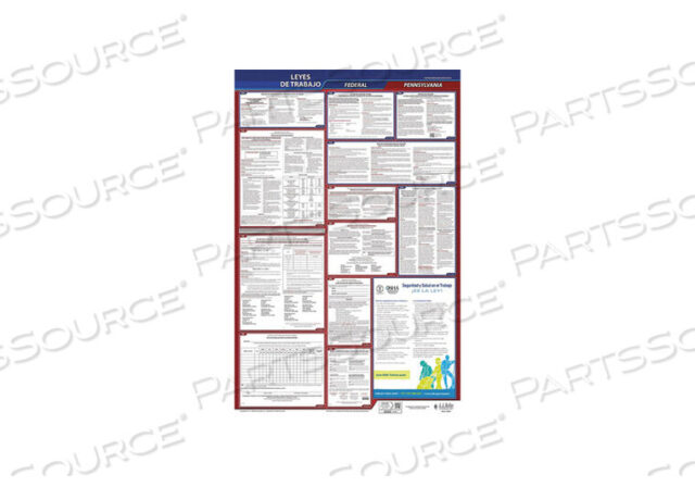 OEM#: 400-PALABOR LAW POSTER FED/STA PA SP 40WX26INH от J.J. Keller & Associates