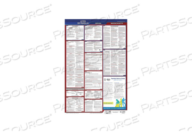 OEM#: 400-ПЛАКАТ С ЗАКОНОМ MALABOR FED/STA MA SP 40WX26INH от J.J. Keller & Associates