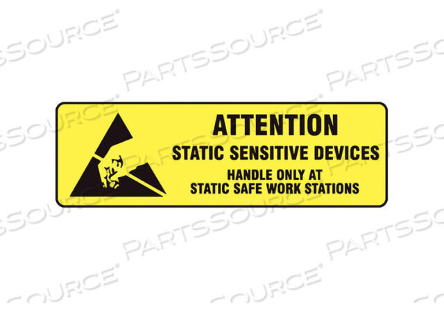 OEM#: MPC319LBL ATT STATIC SENSITIVE DEV 2X5/8 500RL от Accuform Manufacturing, Inc.
