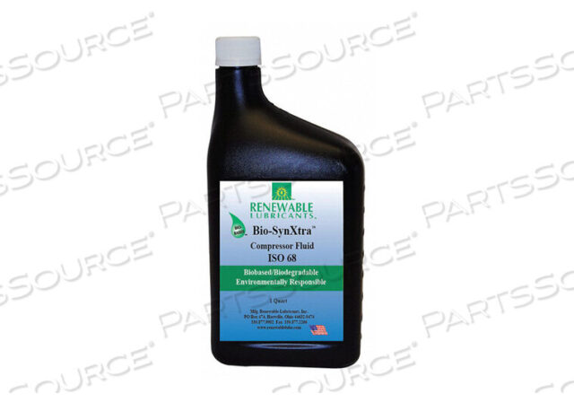 OEM#: 87951КОМПРЕССОРНОЕ МАСЛО БУТЫЛКА 1 КВАРТА от Renewable Lubricants