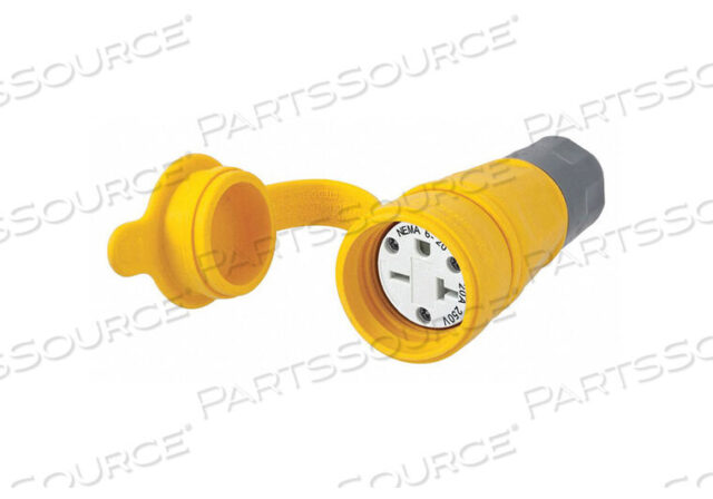 OEM#: HBL15W48WATERTIGHT CONN 6-20R 20A 250VAC ЖЕЛТЫЙ от Hubbell Incorporated, Wiring Device-Kellums