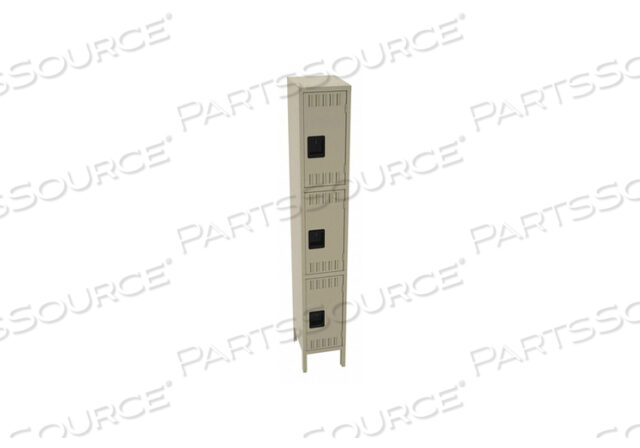 OEM#: TTS-121524-1SDШКАФЧИК ГАРДЕРОБНЫЙ LVRD 1 ШИРИНА 3 ЯРУСА ПЕСОЧНЫЙ от Tennsco Corp.