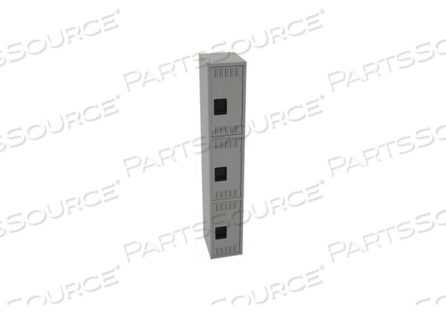OEM#: TTS-121524-AMGWRDRB LOCKR LVRD 1 WD 3 TIER MEDIUM GRAY от Tennsco Corp.