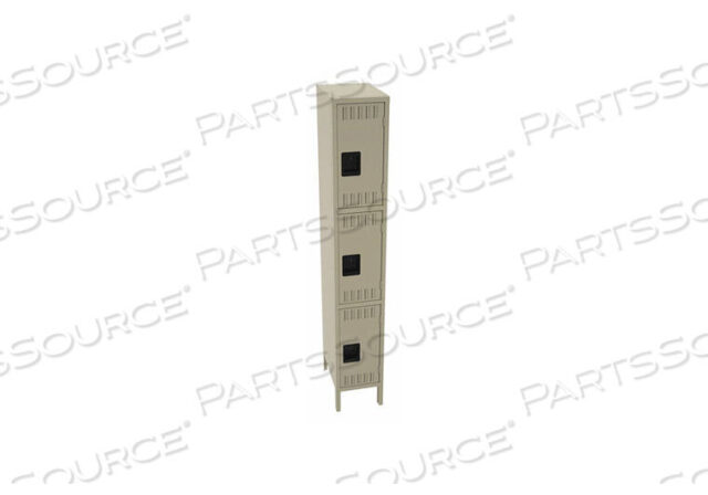 OEM#: TTS-121824-1SDШКАФЧИК ГАРДЕРОБНЫЙ LVRD 1 ШИРИНА 3 ЯРУСА ПЕСОЧНЫЙ от Tennsco Corp.