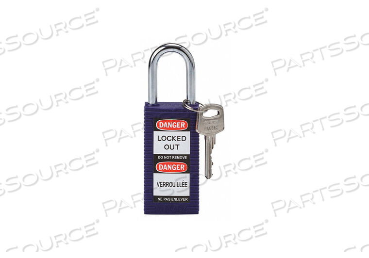 OEM#: 123412LOCKOUT PADLOCK KD PURPLE 3 H от Brady Americas