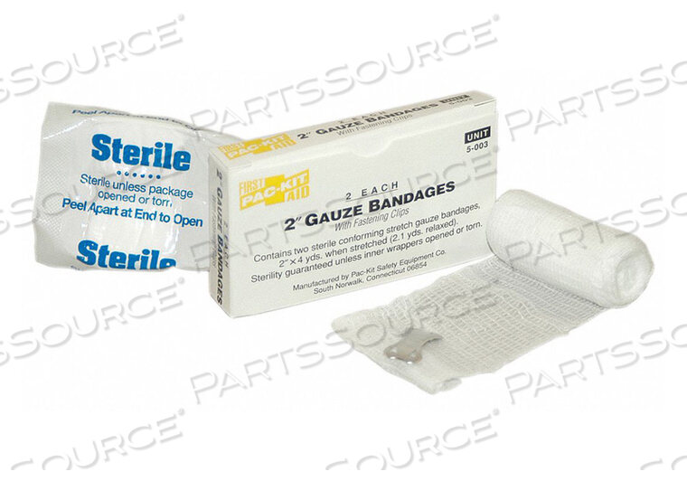 OEM#: 5-003ЭЛАСТИЧНАЯ МАРЛЯ СТЕРИЛЬНАЯ БЕЗ МАРЛИ PK2 от First Aid Only