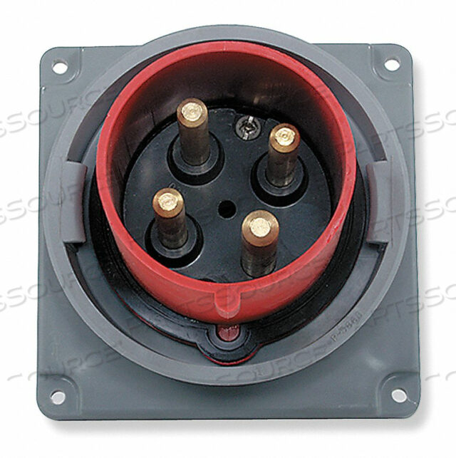 OEM#: HBL420B7WIEC ВХОДНОЙ ШТИФТ И ВТУЛКА 20A 480V КРАСНЫЙ от Hubbell Incorporated, Wiring Device-Kellums
