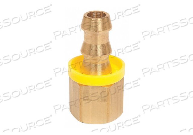 OEM#: PB-NPF-0404PUSH ON HOSE FITTING 1/4 X1/4 BARBXNPTF by Continental