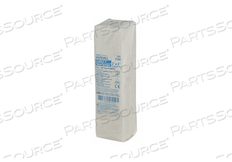 OEM#: KCGS019146ГУБКА НЕСТЕРИЛЬНАЯ БЕЛАЯ МАРЛЕВАЯ PK200 от Kendall - Covidien