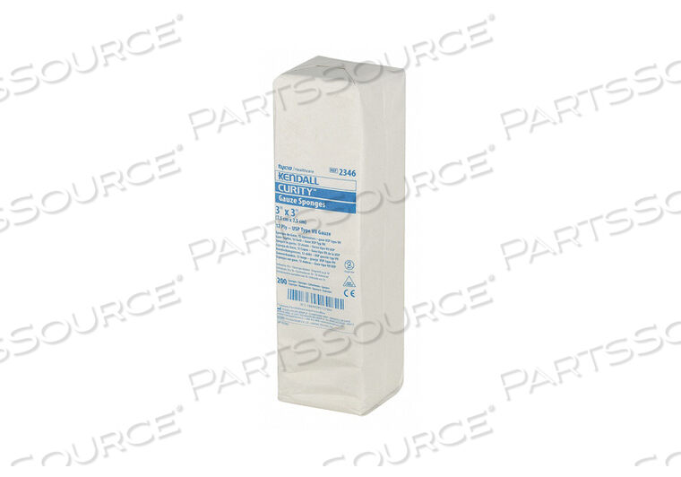 OEM#: KCGS019346ГУБКА НЕСТЕРИЛЬНАЯ БЕЛАЯ МАРЛЕВАЯ PK200 от Kendall - Covidien