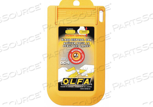 OEM#: DC-4BLADE КОНТЕЙНЕР ДЛЯ УТИЛИЗАЦИИ МНОГОРАЗОВОГО ИСПОЛЬЗОВАНИЯ от Olfa