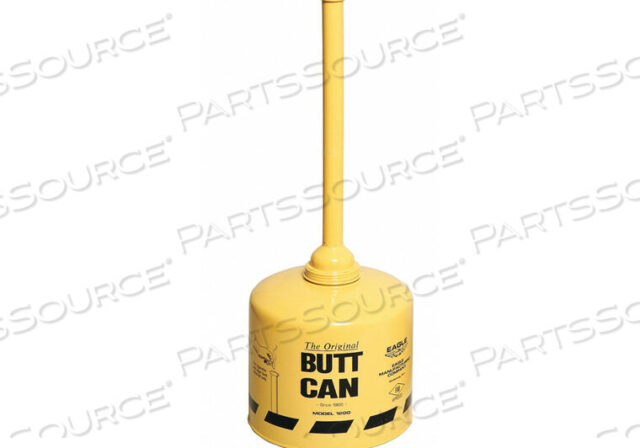 OEM#: 1200YELLOWGALVANIZED STEEL BUTT CAN 5 GALLON YELLOW by Eagle