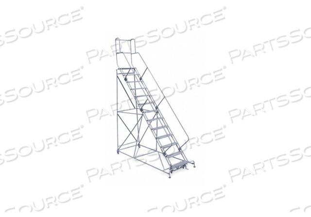 OEM#: 2613R2642A6E24B4W5C1P3ЛЕСТНИЦА НА РОЛИКОВЫХ КОЛЕСАХ HNDRL PLTFM 130 ДЮЙМОВ H от Cotterman