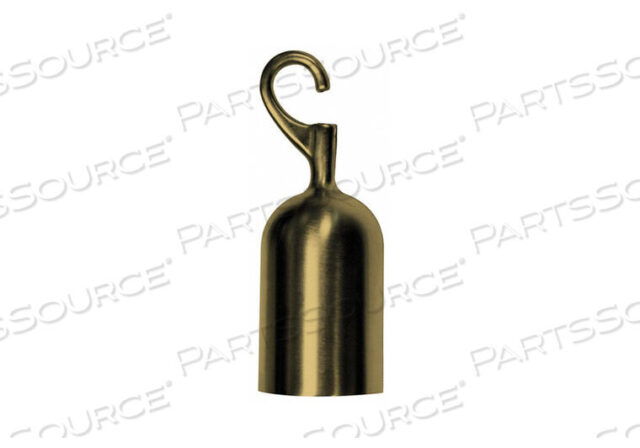 OEM#: ROPEEND-HOOK-2SPOST НАКОНЕЧНИК КРЮКА ДЛЯ КАНАТА АТЛАСНАЯ ЛАТУНЬ от Tensator