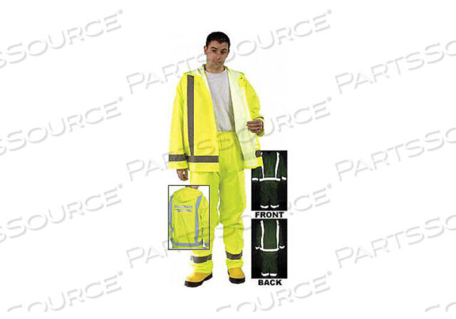 OEM#: 500RPWX2RAIN PANTS CLASS E YELLOW/GREEN 2XL от MCR Safety