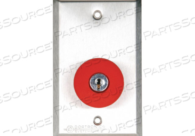 OEM#: 5211-MP23/KRPUSH BUTTON W/KEY RESET 125VAC 2-3/4 W от Dortronics Systems, Inc.