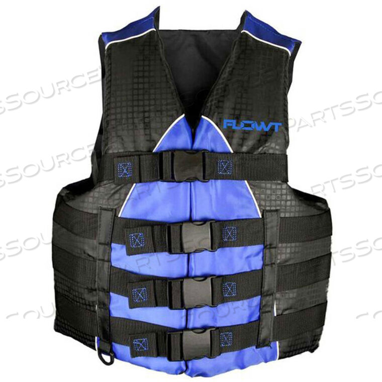 OEM#: 40401-2-S/MEXTREME SPORT LIFE VEST, BLUE, SMALL/MEDIUM by Flowt