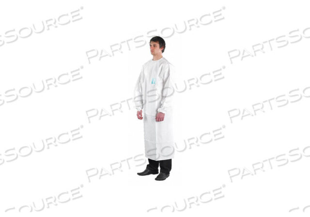 OEM#: 68-2000DISPOSABLE LAB COAT XL WHITE PK30 by Ansell Healthcare