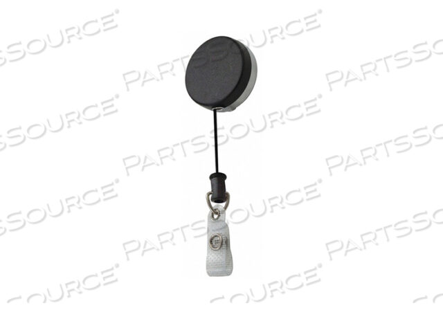 OEM#: G424BADGE REEL BLACK/CHROME NYLON CORD 3/4 D от Lucky Line Products
