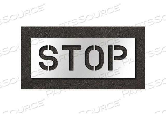 OEM#: STL-108-71003PAVEMENT STENCIL STOP by RAE Products & Chemicals Corp.