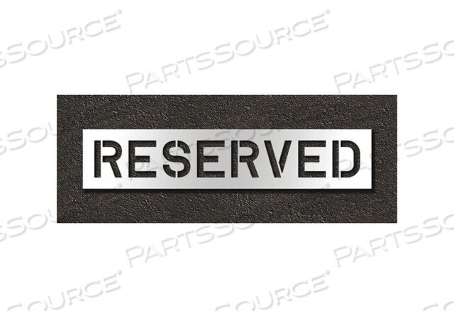 OEM#: STL-108-71033PAVEMENT STENCIL RESERVED by RAE Products & Chemicals Corp.