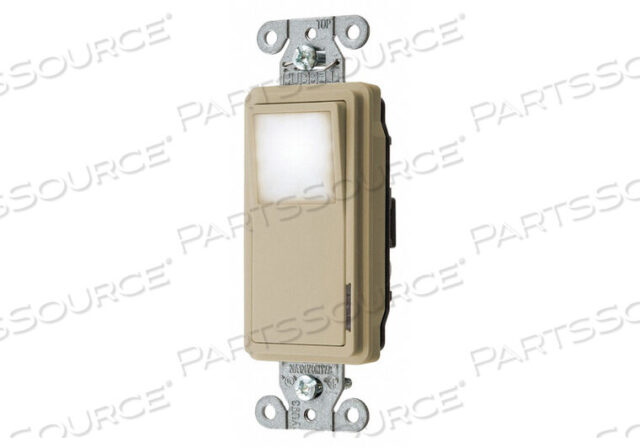 OEM#: DS120NLIVNIGHTLIGHT WALL SWITCH ROCKER IVORY от Hubbell Incorporated, Wiring Device-Kellums